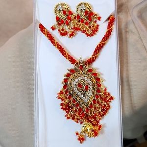 Red Chunky Jewellery